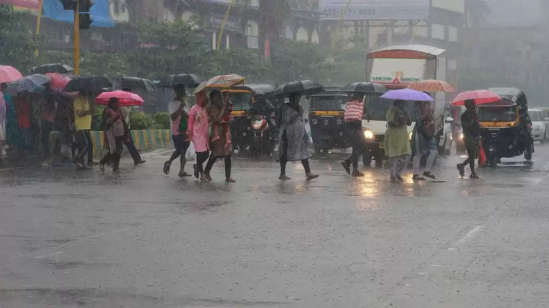 Mumbai is under an orange alert today due to heavy rain, which may cause a 15–20 minute delay in suburban rail service.