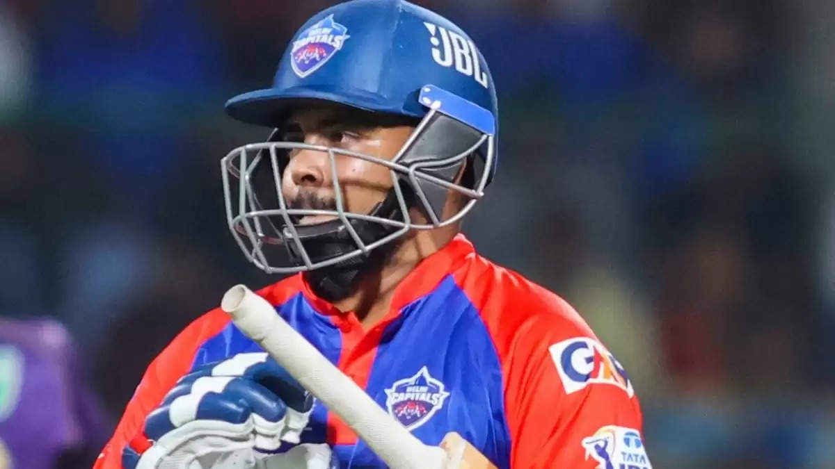 IPL 2023: As a result of these factors, Prithvi Shaw was left off the Delhi Capitals' starting lineup.