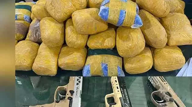 Police recover 77 kg of heroin in Punjab's greatest narcotics haul of 2023, and 4 traffickers are detained.