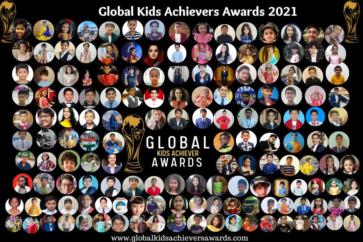 Top 150 Child Achievers recognised by Global Kids Achievers Awards 2021