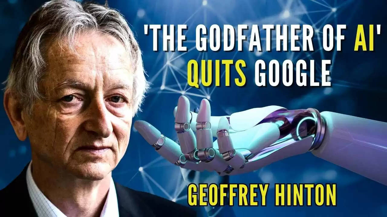 Geoffrey Hinton, the "Godfather of AI," left Google to discuss the risks associated with artificial intelligence.