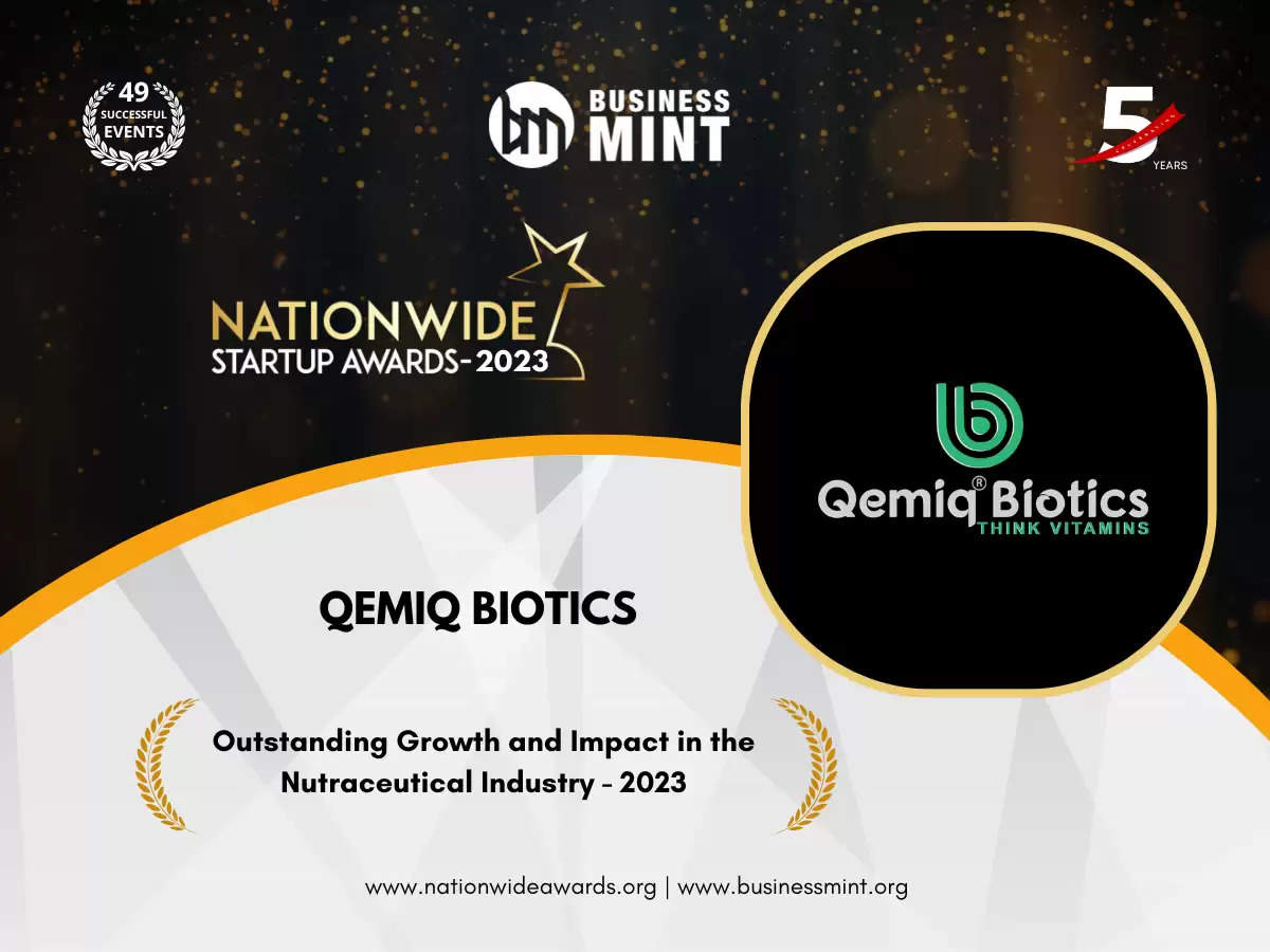 Qemiq Biotics Has been Recognized As Outstanding Growth and Impact in the Nutraceutical Industry - 2023 by Business Mint 