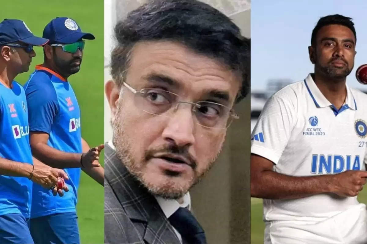 Ganguly's jab at Rohit and Dravid's support for Ashwin after Lyon receives the "best batter" from India