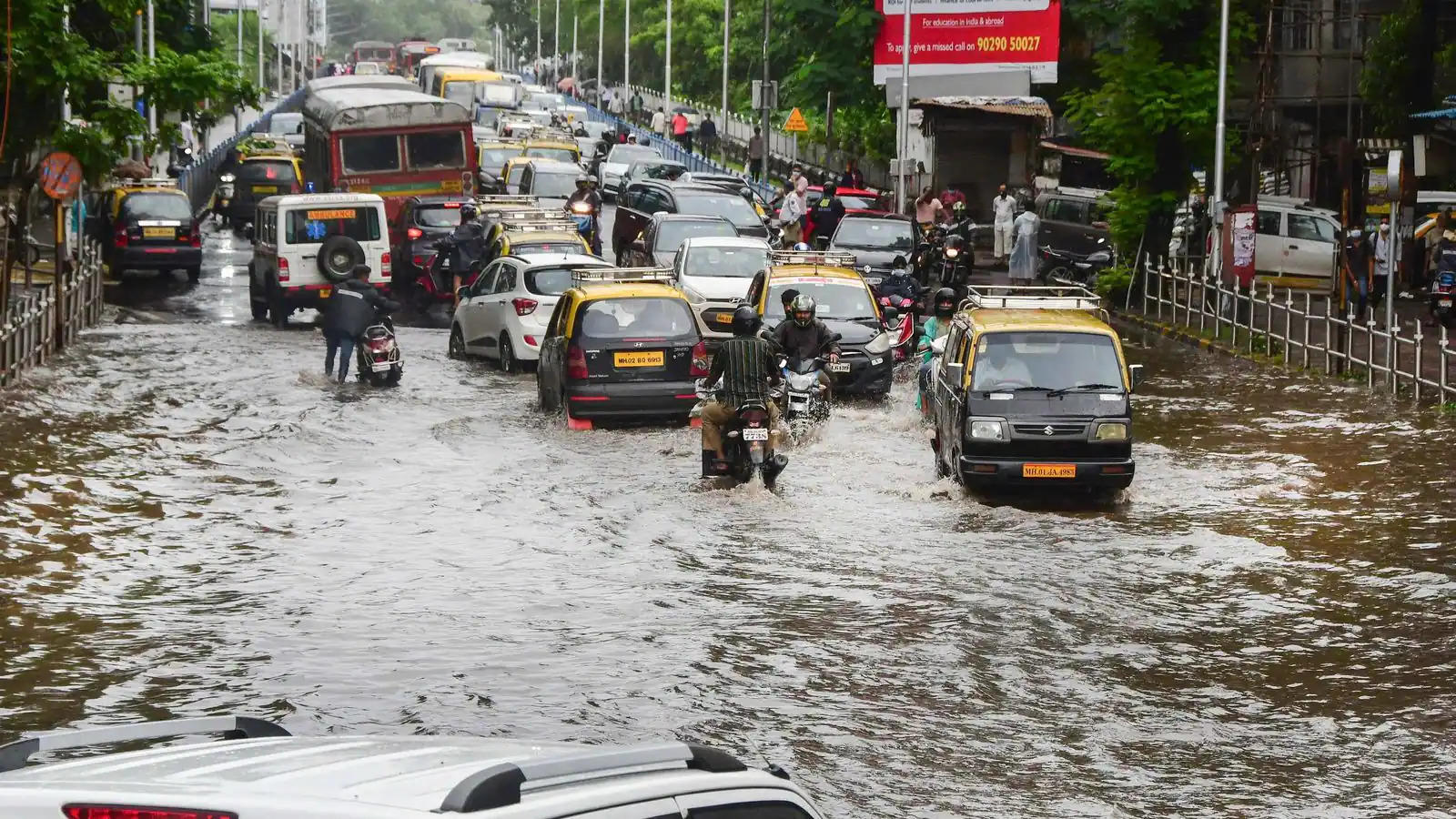 All over Telangana, heavy rains continue to interfere with daily living.