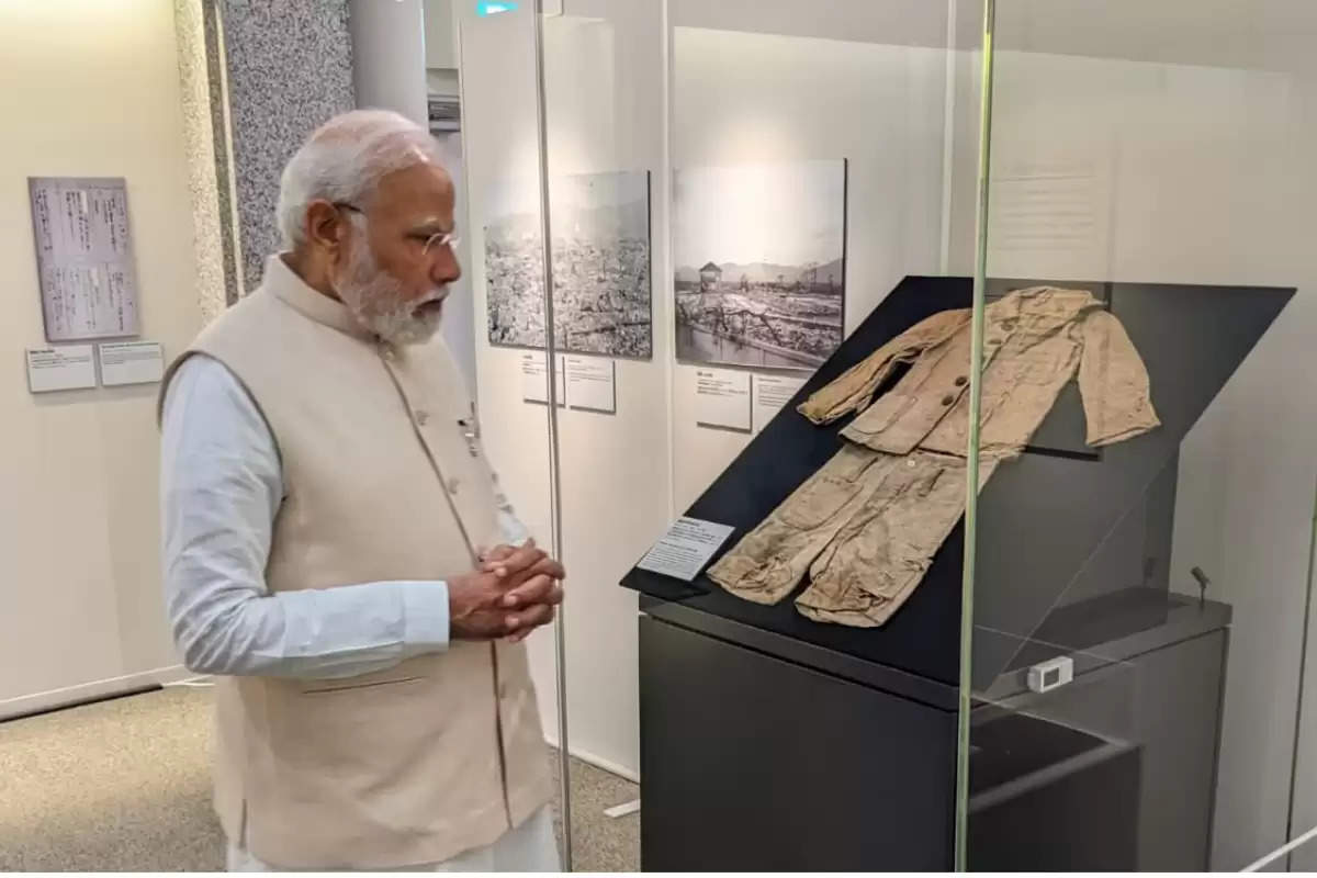 On his final day in Japan's Hiroshima for the G7 Summit, PM Modi wore a sports jacket made of recycled materials