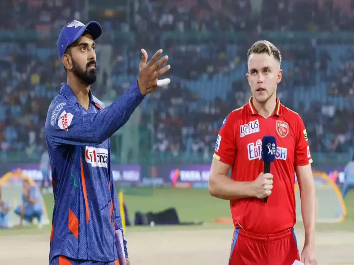 IPL 2023 matchup between the Lucknow Super Giants and the Punjab Kings, with KL Rahul under investigation