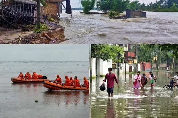 Heavy Rains Cause Assam Flooding, Affecting About 33,500 Persons