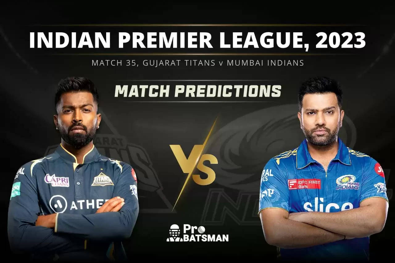 IPL 2023: GT vs MI, Match 35 Prediction for the game: Who will prevail in the IPL game between the Mumbai Indians and Gujarat Titans today?
